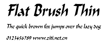 Flat Brush Thin.ttf