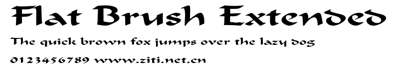 Flat Brush Extended.ttf