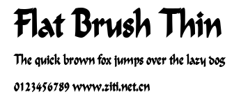 Flat Brush Thin.ttf