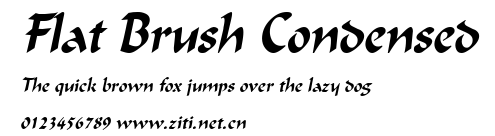 Flat Brush Condensed.ttf