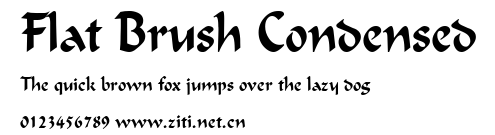 Flat Brush Condensed.ttf