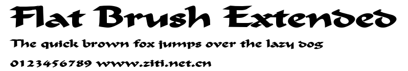 Flat Brush Extended.ttf