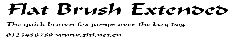 Flat Brush Extended.ttf