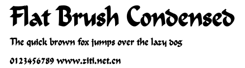 Flat Brush Condensed.ttf