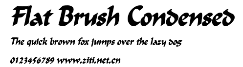 Flat Brush Condensed.ttf