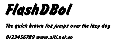 FlashDBol.ttf字體轉換器圖片