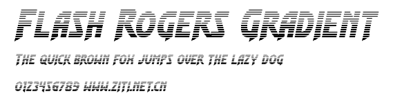 Flash Rogers Gradient.ttf字體轉換器圖片