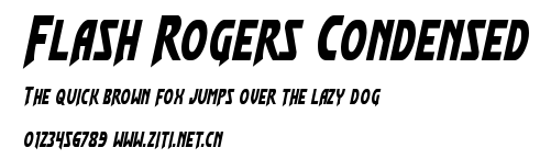 Flash Rogers Condensed.ttf字體轉換器圖片