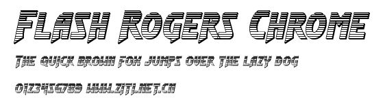 Flash Rogers Chrome.ttf字體轉換器圖片