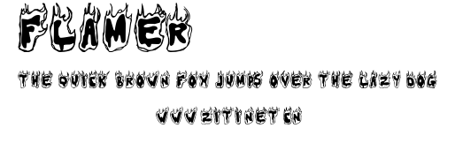 Flamer.ttf字體轉換器圖片