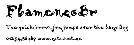 FlamencoBr.ttf字體轉換器圖片