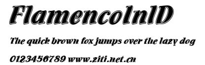 FlamencoInlD.ttf字體轉換器圖片