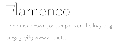 Flamenco.ttf字體轉換器圖片
