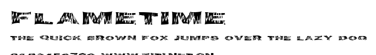 FlameTime.ttf字體轉換器圖片