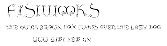 FishHooks.ttf字體轉換器圖片