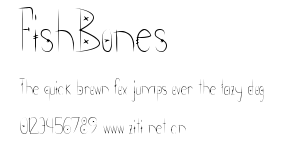 FishBones.ttf字體轉換器圖片