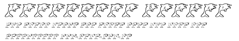 Fishdance Becker.ttf字體轉換器圖片