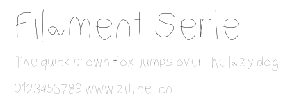 Filament Serie.otf字體轉換器圖片