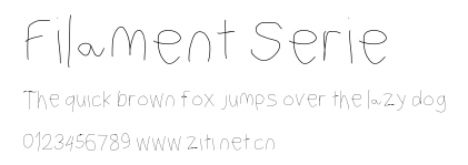 Filament Serie.otf字體轉換器圖片