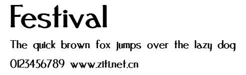 Festival.ttf字體轉換器圖片