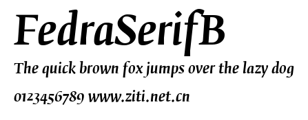 FedraSerifB.ttf字體轉換器圖片