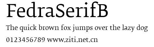 FedraSerifB.ttf字體轉換器圖片