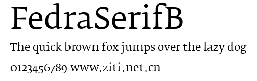 FedraSerifB.ttf字體轉換器圖片
