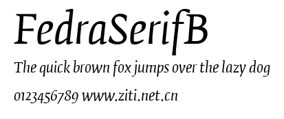 FedraSerifB.ttf字體轉換器圖片