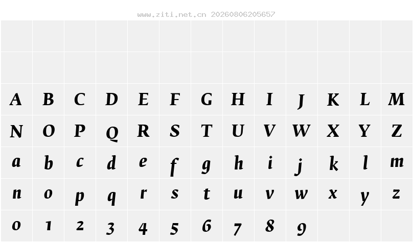 字符映射圖