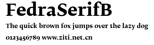 FedraSerifB.ttf字體轉換器圖片