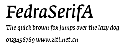 FedraSerifA.ttf字體轉換器圖片