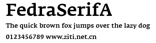 FedraSerifA.ttf字體轉換器圖片