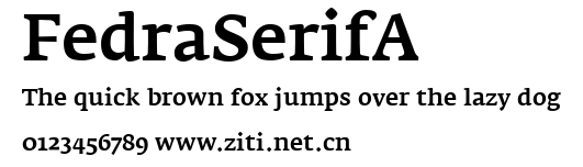 FedraSerifA.ttf字體轉換器圖片