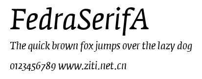FedraSerifA.ttf字體轉換器圖片