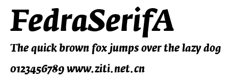 FedraSerifA.ttf字體轉換器圖片