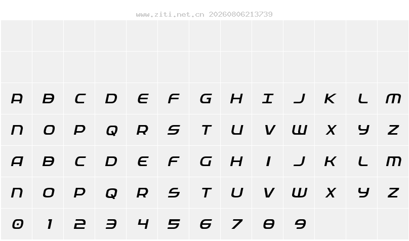 字符映射圖