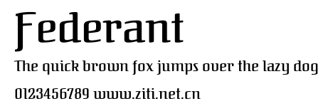Federant.ttf字體轉換器圖片
