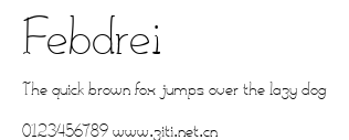 Febdrei.ttf字體轉換器圖片