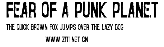 Fear of a Punk Planet.ttf字體轉換器圖片