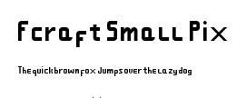 Fcraft Small Pix.ttf字體轉換器圖片