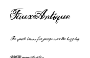 FauxAntique.ttf字體轉換器圖片