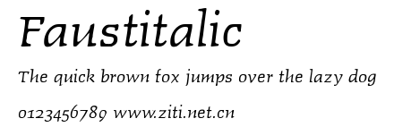 Faustitalic.ttf字體轉換器圖片
