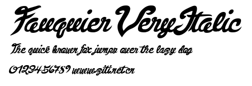 FauquierVeryItalic.ttf字體轉換器圖片