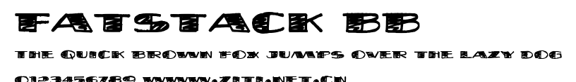 FatStack BB.ttf字體轉換器圖片