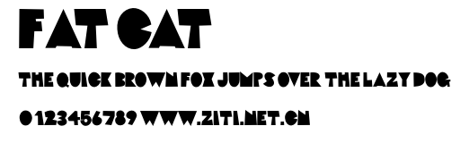 Fat Cat.otf字體轉換器圖片