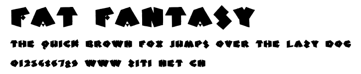 Fat Fantasy.otf字體轉換器圖片