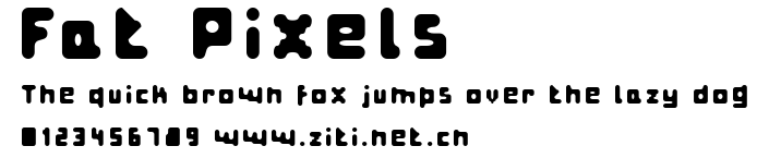 Fat Pixels.ttf字體轉換器圖片