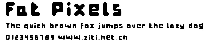 Fat Pixels.ttf字體轉換器圖片