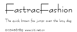FastracFashion.ttf字體轉換器圖片
