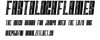 FastBlockFlames.ttf字體轉換器圖片
